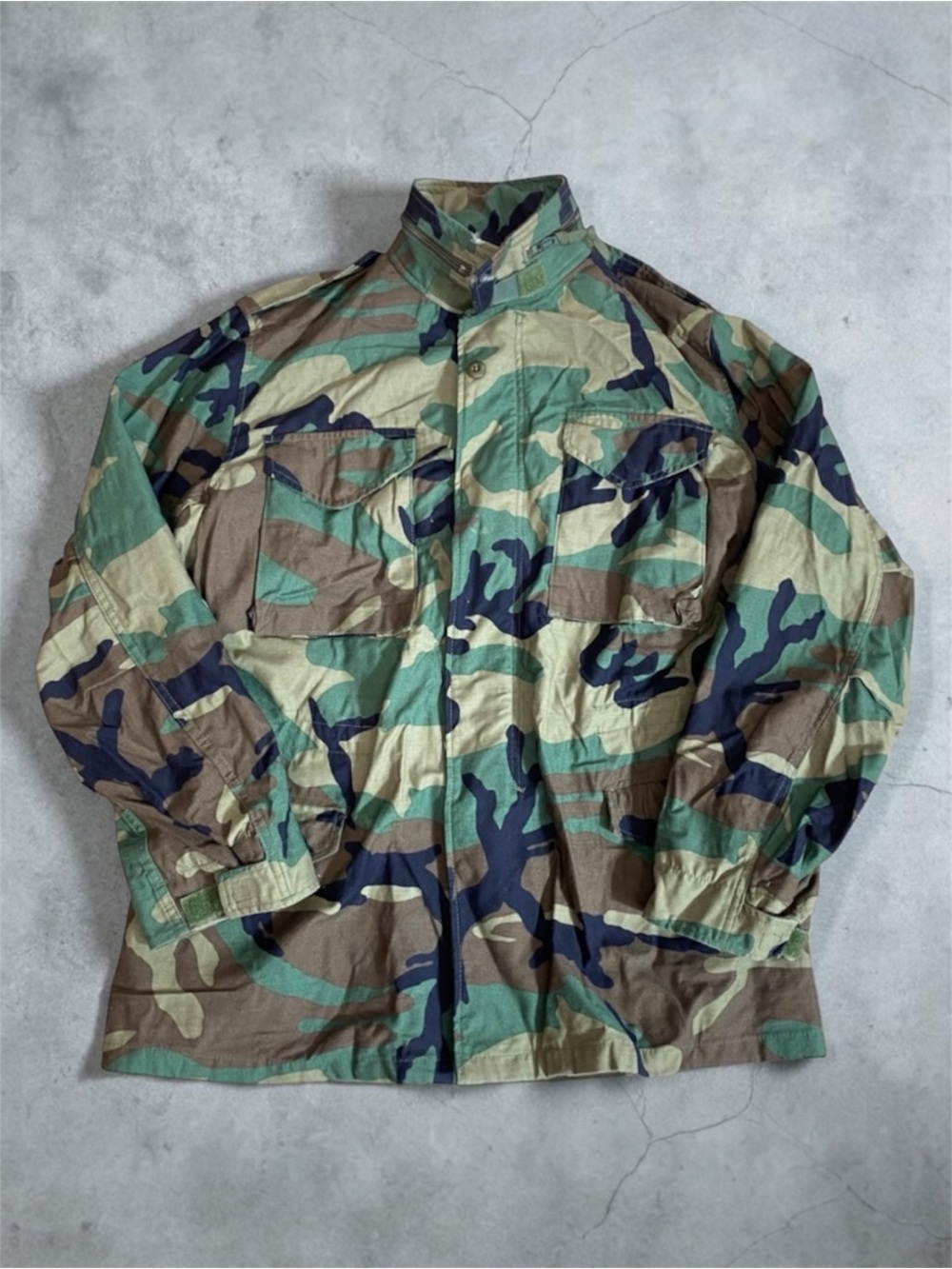 Alpha Industries Vintage Woodland M-65 Camouflage Field Coat w/ Hood
